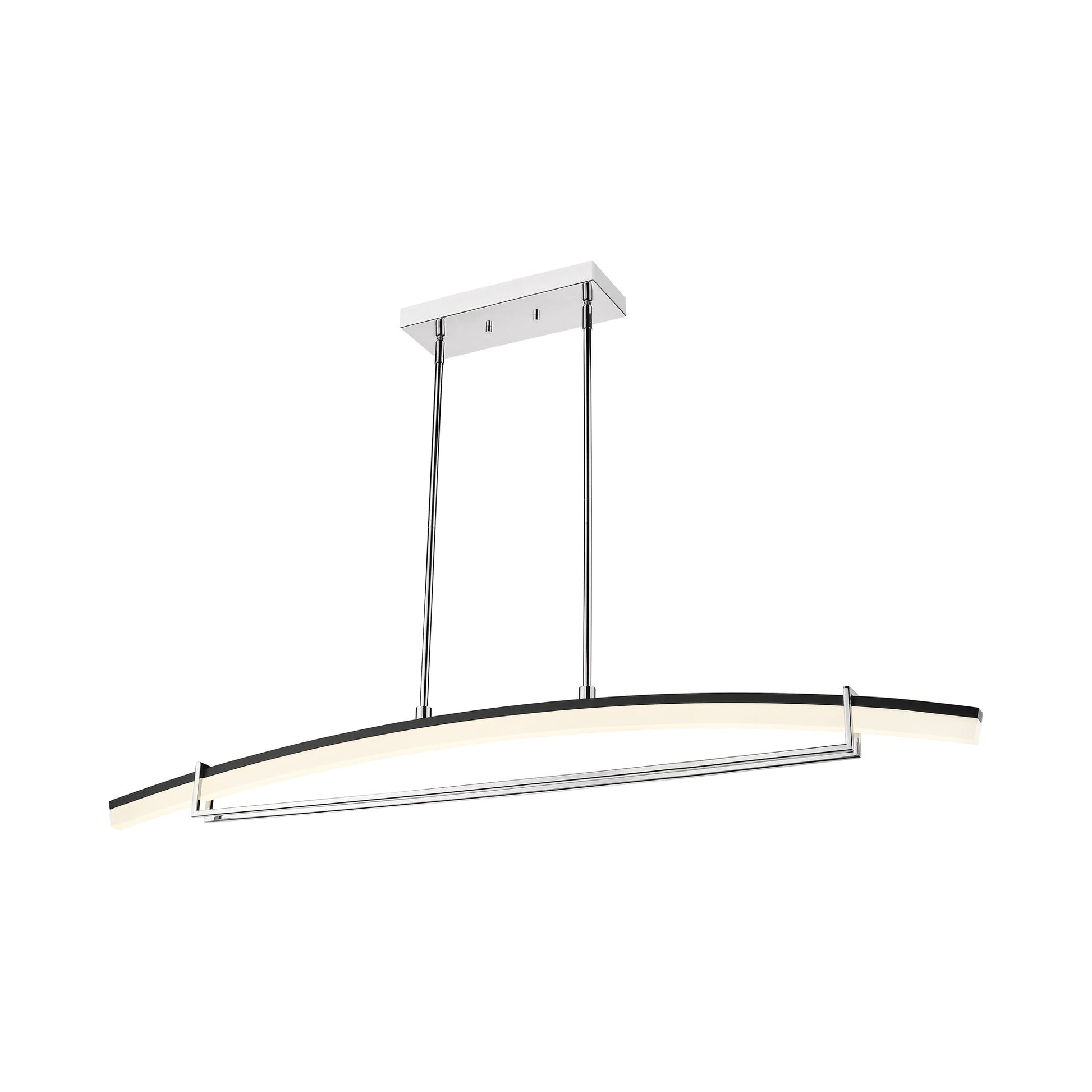 Arc Linear LED Chandelier in Detail.