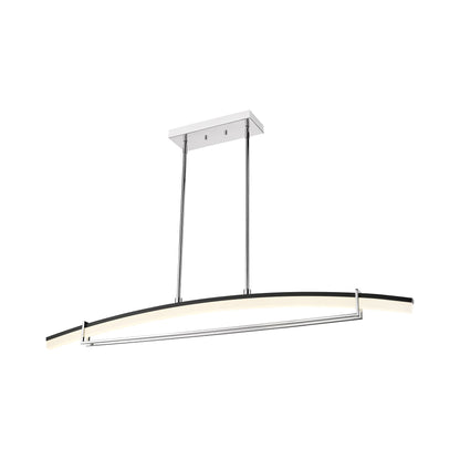 Arc Linear LED Chandelier in Detail.