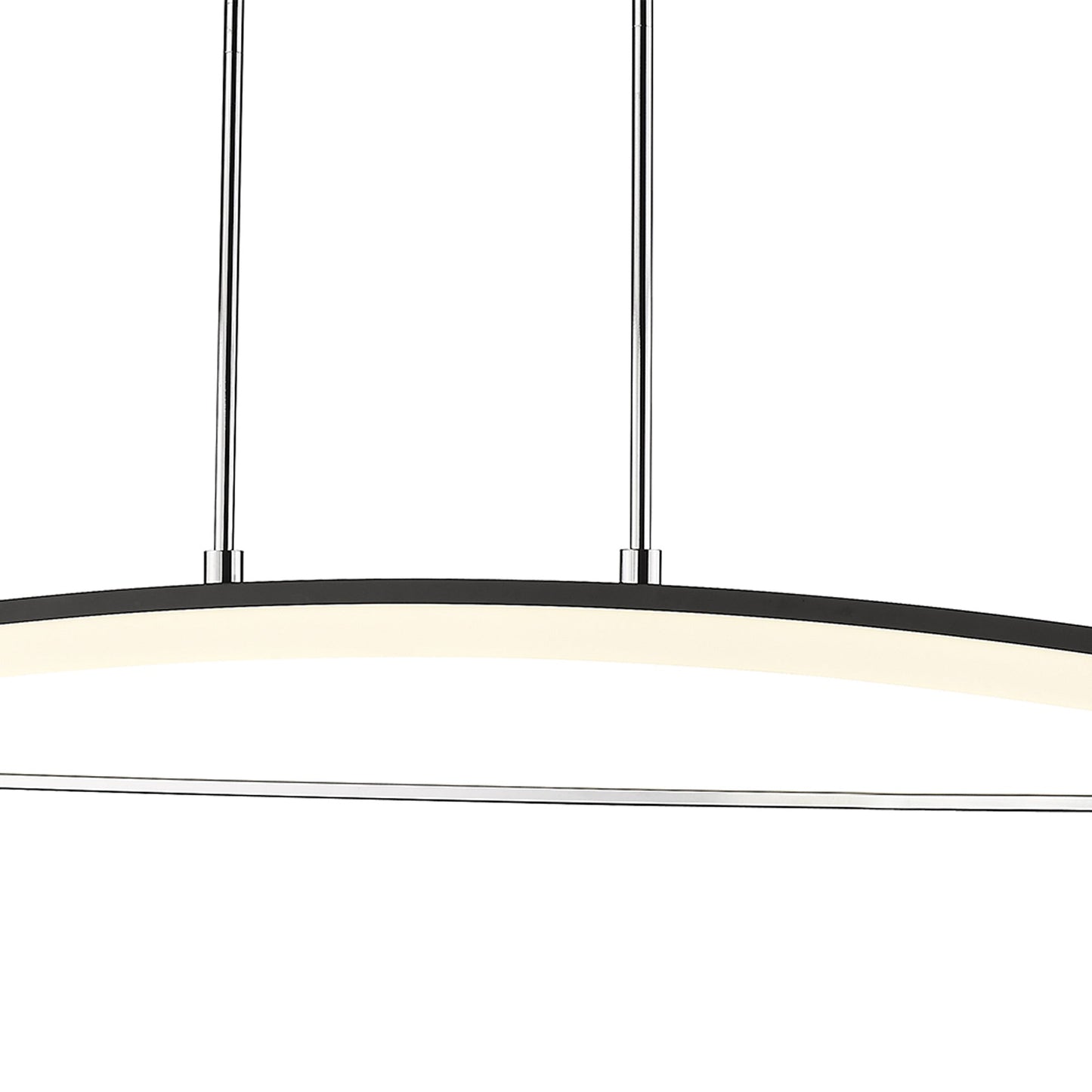 Arc Linear LED Chandelier in Detail.
