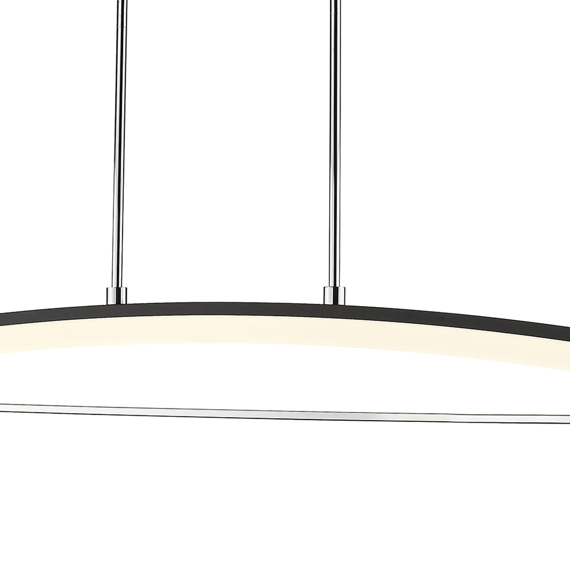 Arc Linear LED Chandelier in Detail.
