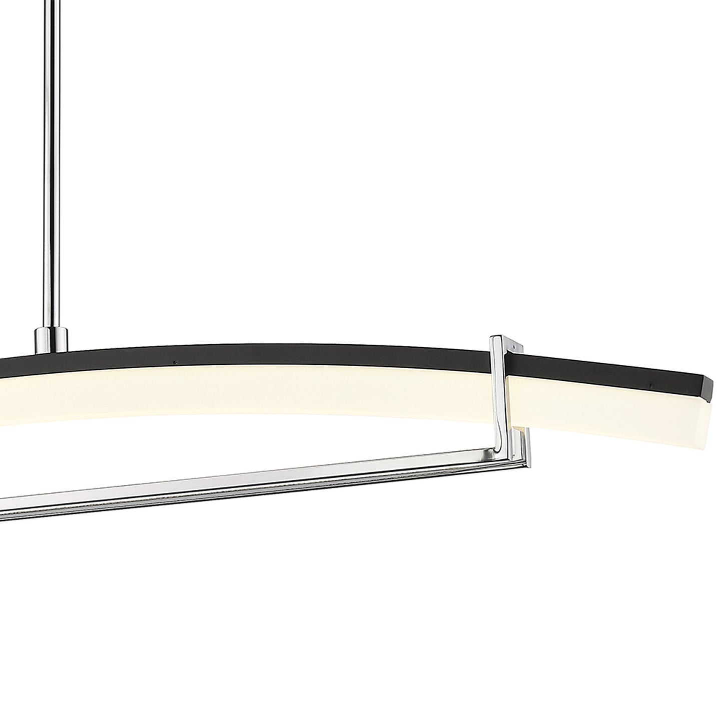 Arc Linear LED Chandelier in Detail.