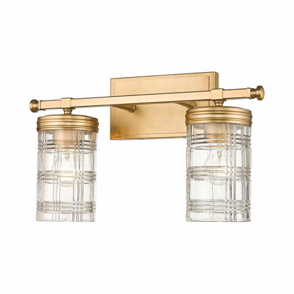 Archer Bath Vanity Light in Heirloom Gold (2-Light).