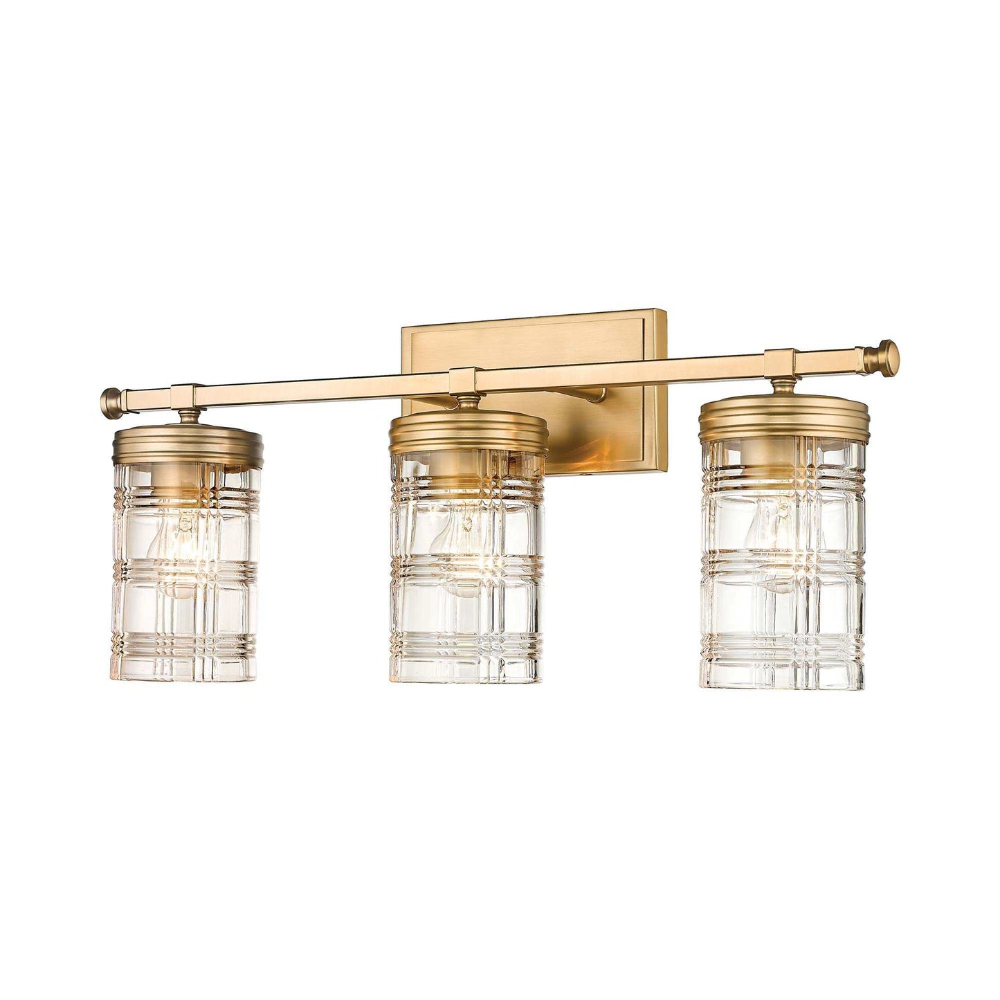 Archer Bath Vanity Light in Heirloom Gold (3-Light).