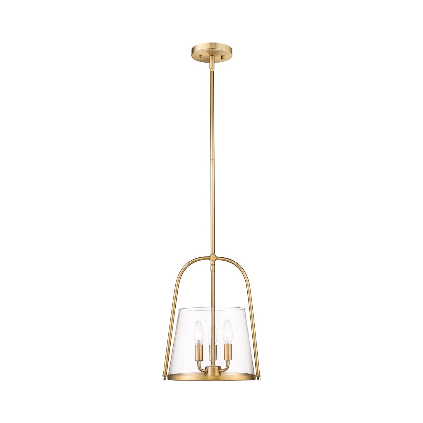 Archis Pendant Light in Modern Gold (3-Light).