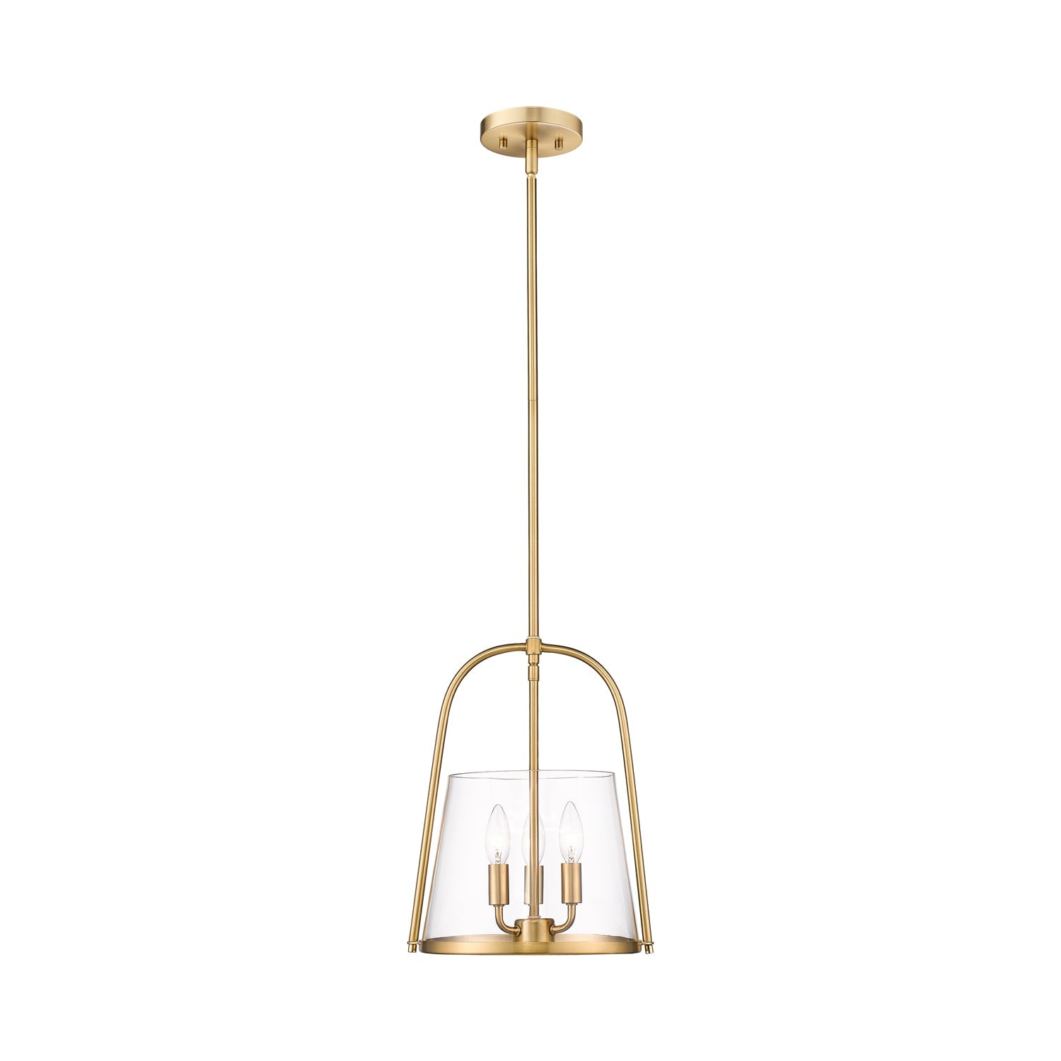 Archis Pendant Light in Modern Gold (3-Light).