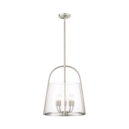Archis Pendant Light in Brushed Nickel (5-Light).