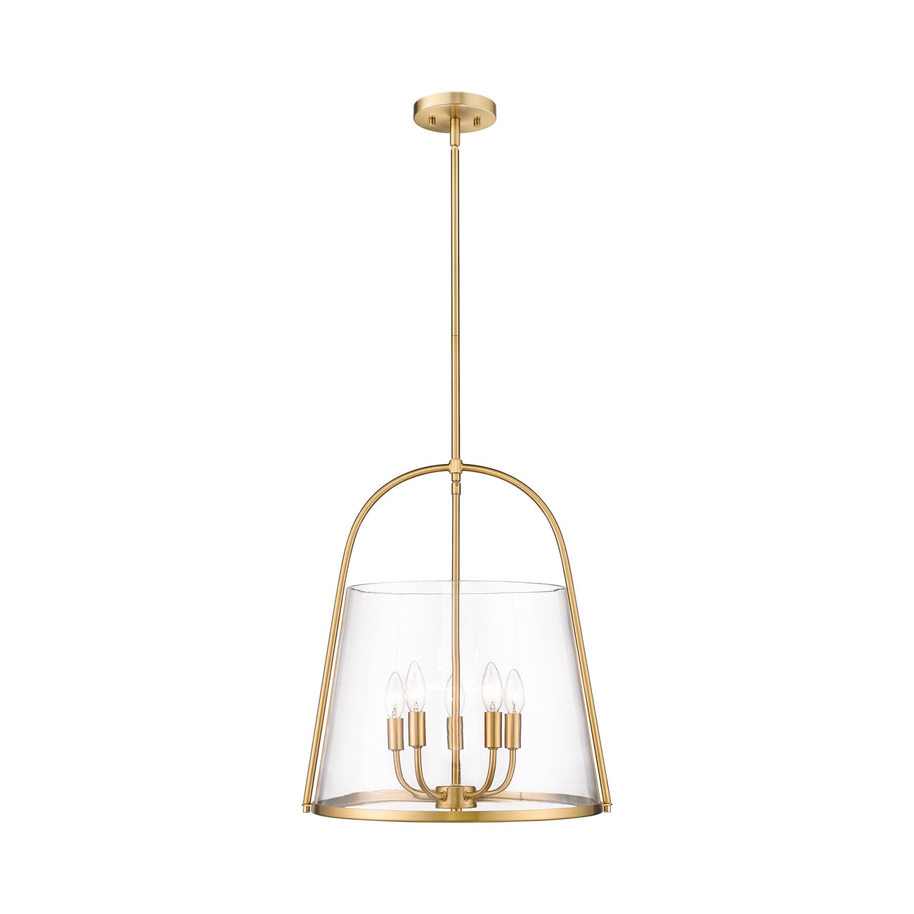 Archis Pendant Light in Modern Gold (5-Light).