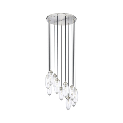 Arden Chandelier in Brushed Nickel (11-Light).
