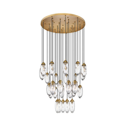 Arden Chandelier in Rubbed Brass (27-Light).