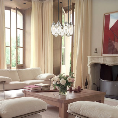 Arden Chandelier in living room.