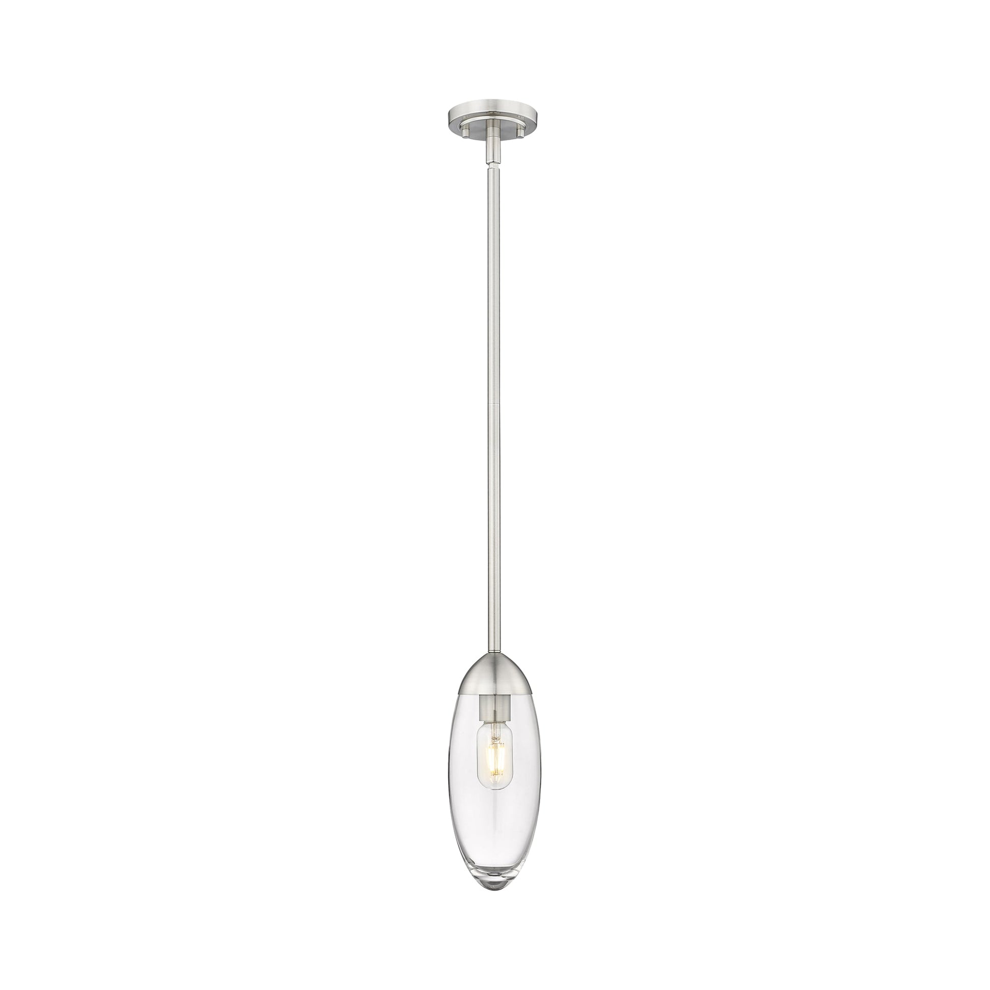 Arden Pendant Light in Brushed Nickel.