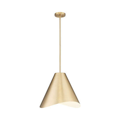 Aria Pendant Light in Modern Gold (18-Inch).