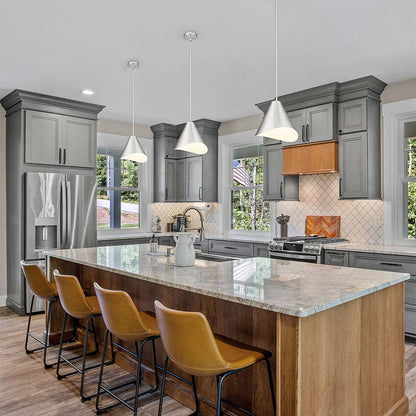 Aria Pendant Light in dining room.