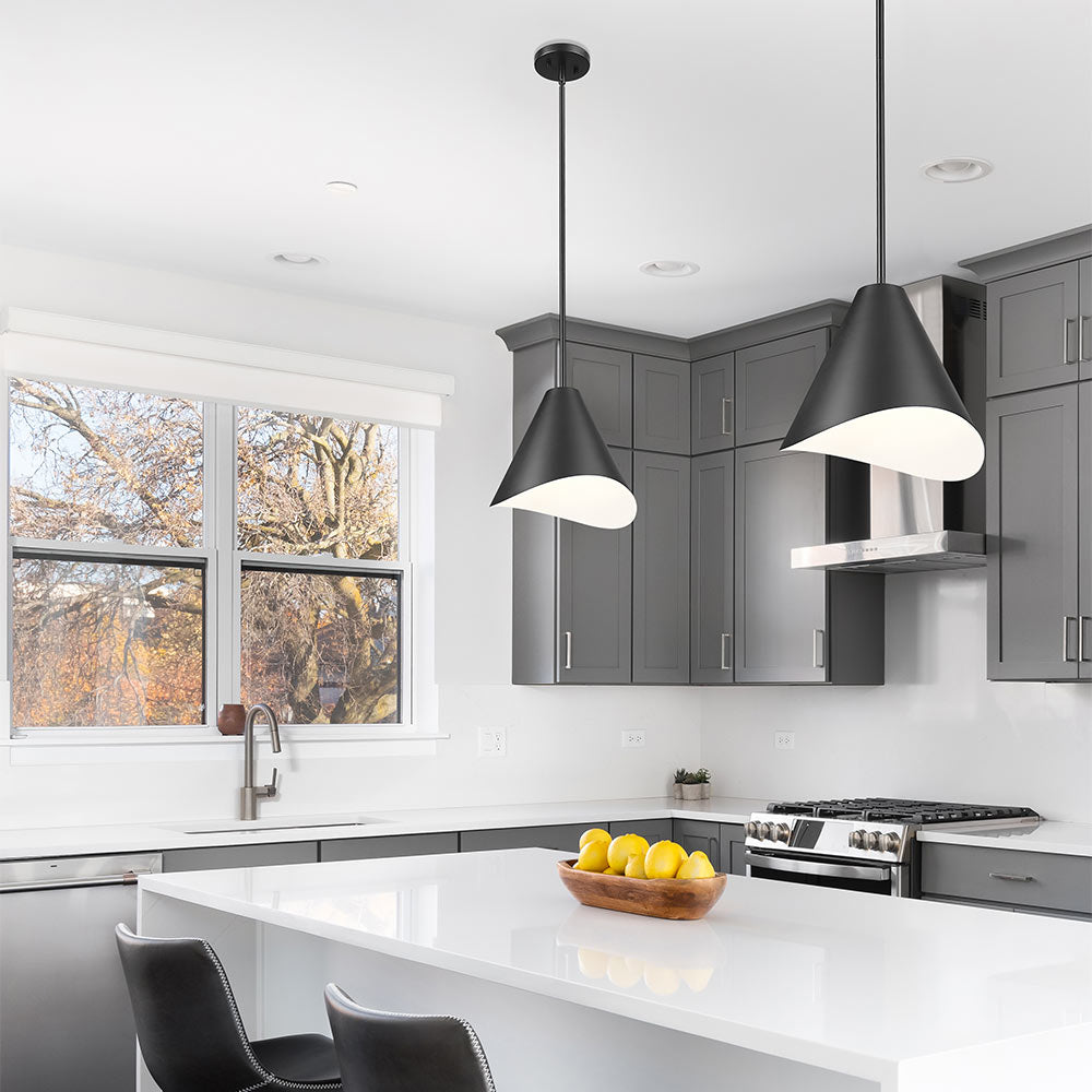 Aria Pendant Light in dining room.