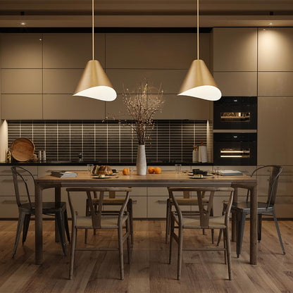 Aria Pendant Light in dining room.