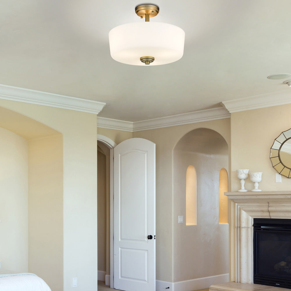 Arlington Semi Flush Mount Ceiling Light – City Lights SF