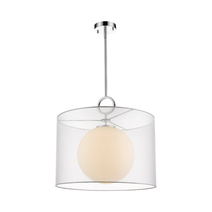 Arosia Pendant Light in White (20-Inch).