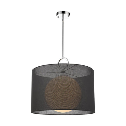 Arosia Pendant Light in Black (24-Inch).
