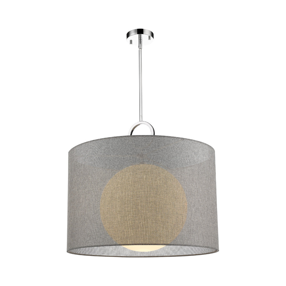 Arosia Pendant Light in Grey (24-Inch).