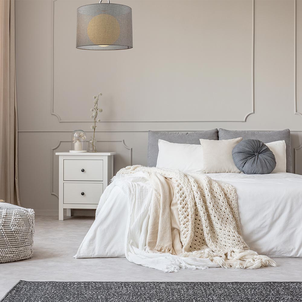 Arosia Pendant Light in bedroom.
