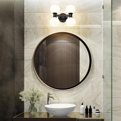 Artemis Bath Vanity Light in bathroom.