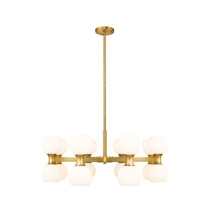 Artemis Chandelier in Modern Gold (16-Light).