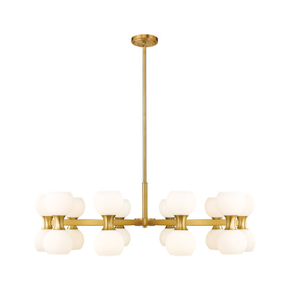 Artemis Chandelier in Modern Gold (20-Light).