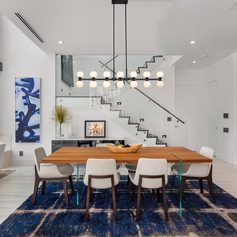 Artemis Island Light in living room.
