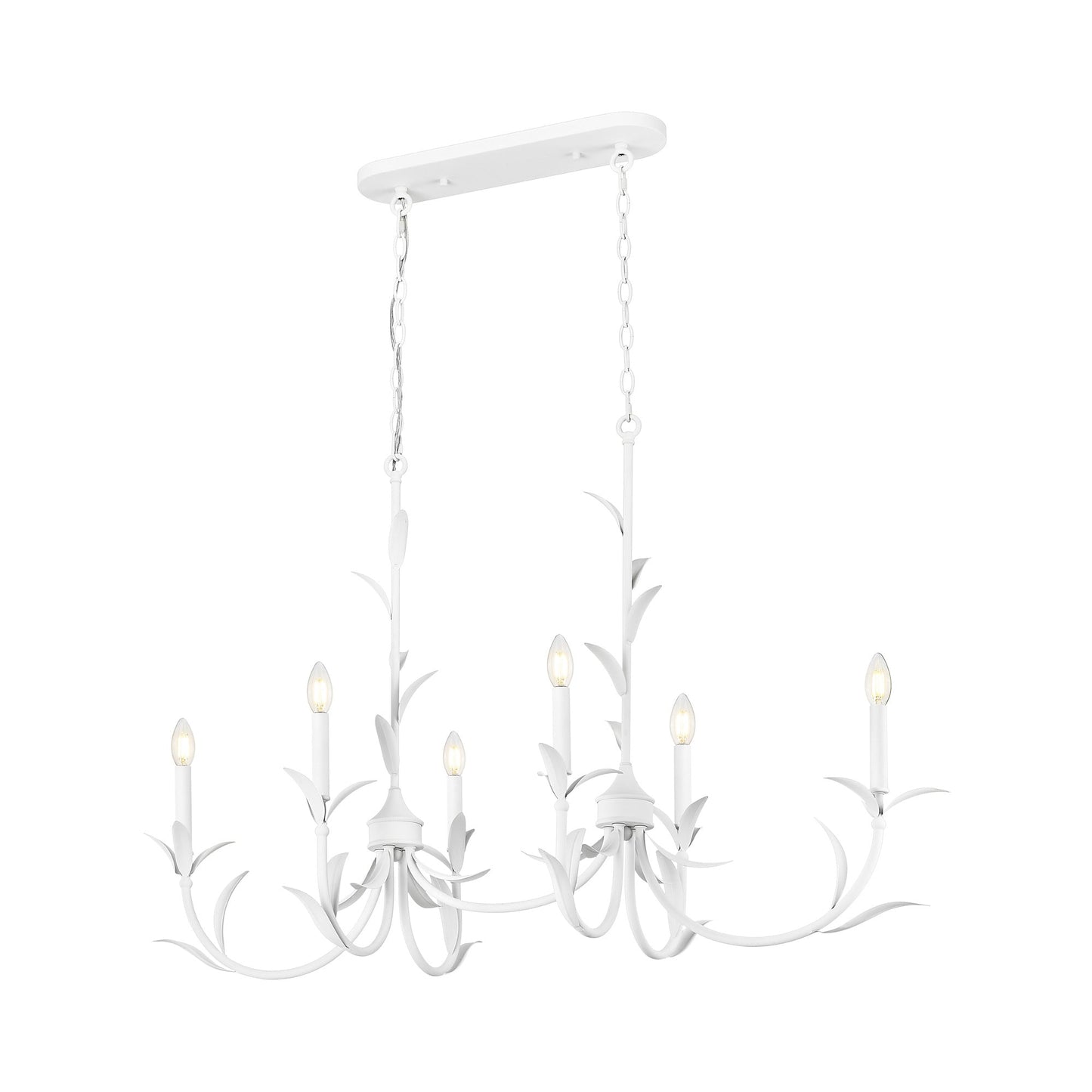 Aslin Linear Chandelier in Detail.