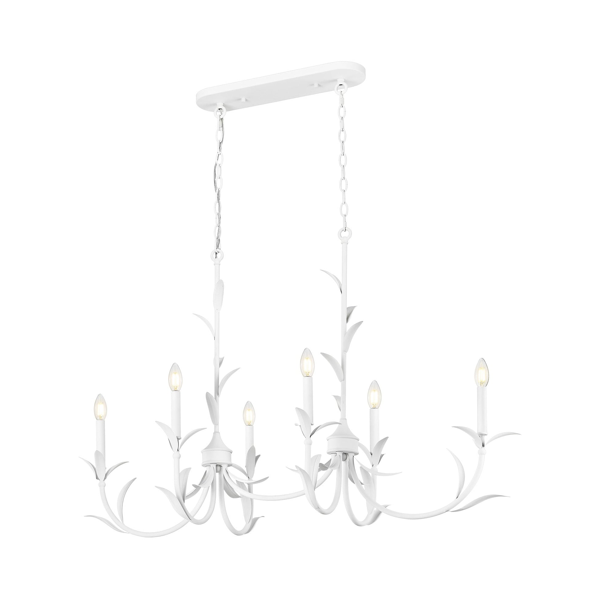 Aslin Linear Chandelier in Detail.