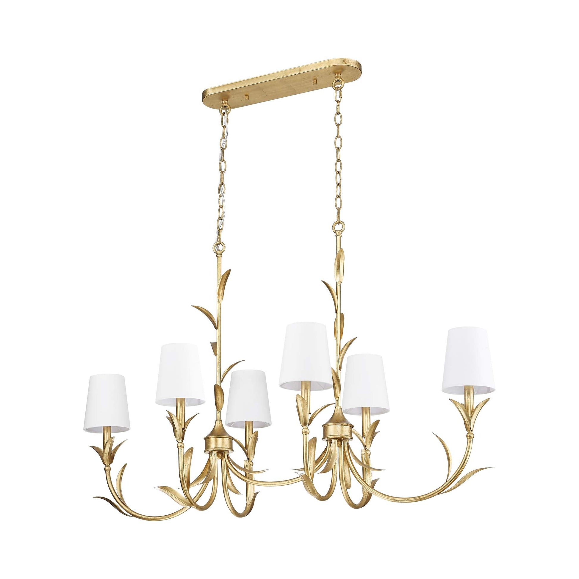 Aslin Linear Chandelier in Detail.