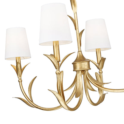 Aslin Linear Chandelier in Detail.