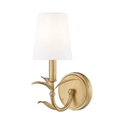 Aslin Wall Light in Gold Leaf (1-Light).