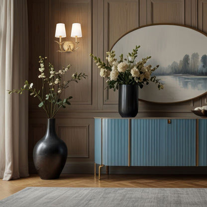 Aslin Wall Light in living room.