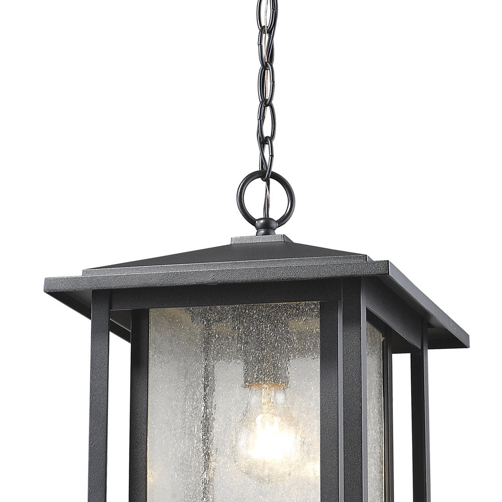 Aspen Outdoor Pendant Light in Detail.