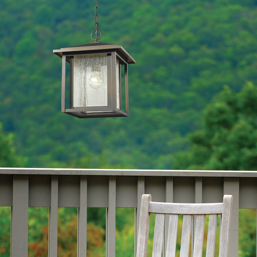 Aspen Outdoor Pendant Light in Outside Area.