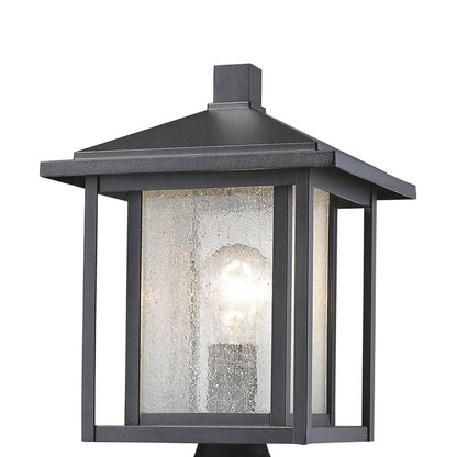 Aspen Outdoor Post Light in Detail.