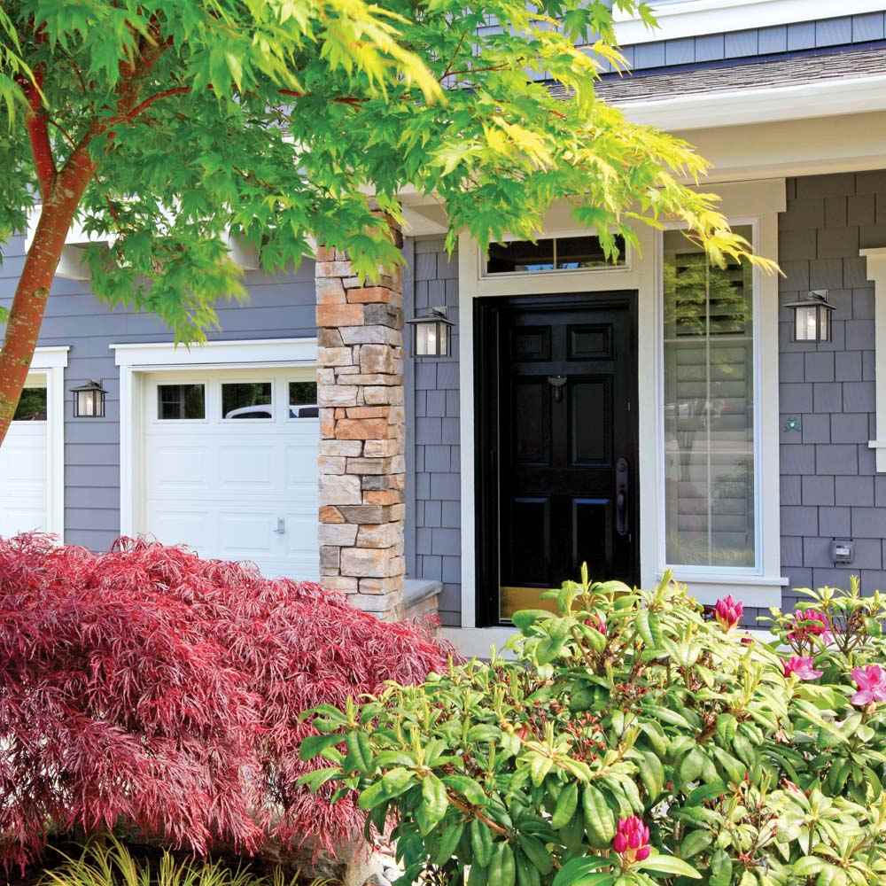 Aspen Outdoor Wall Light in Outside Area.