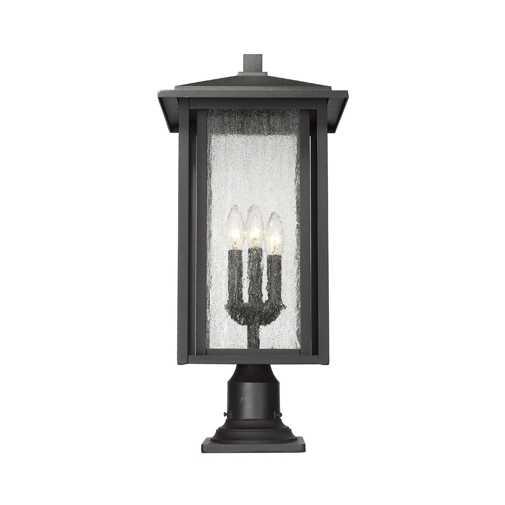Aspen Round Outdoor Multi Light Pier Mount Light.