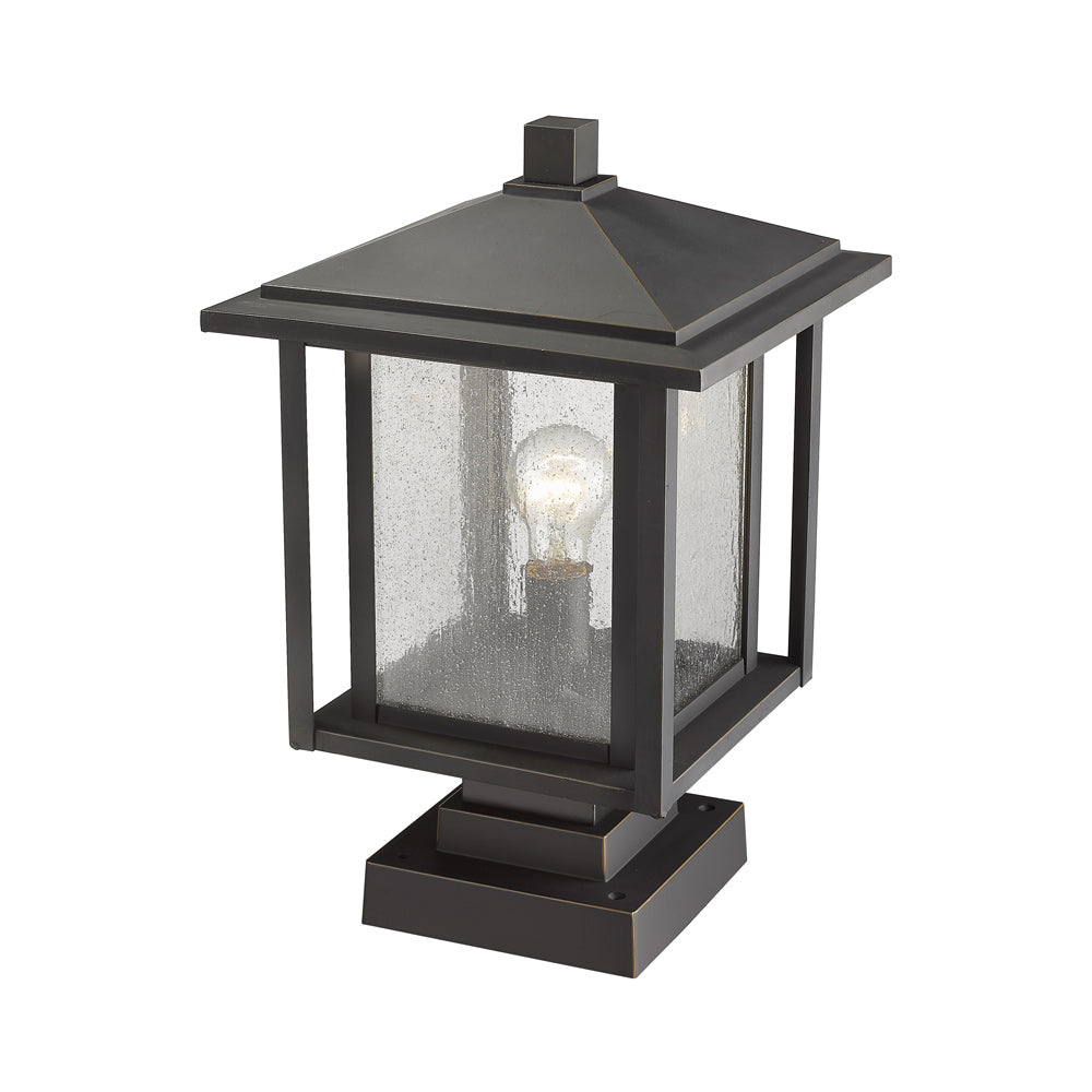 Aspen Square Outdoor Pier Mount in Detail.