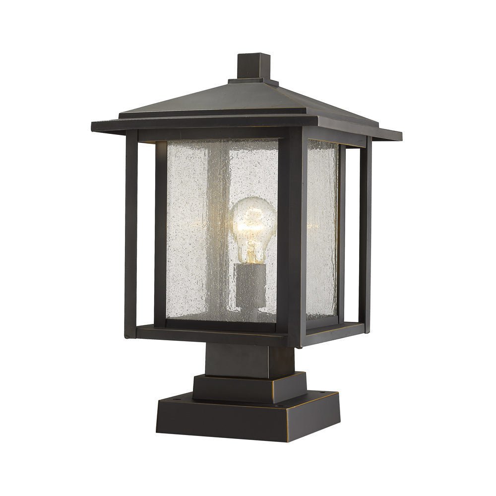 Aspen Square Outdoor Pier Mount in Detail.