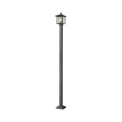 Aspen Square Outdoor Post Light in Black (109.27-Inch).