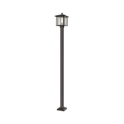 Aspen Square Outdoor Post Light in Oil Rubbed Bronze (111-Inch).
