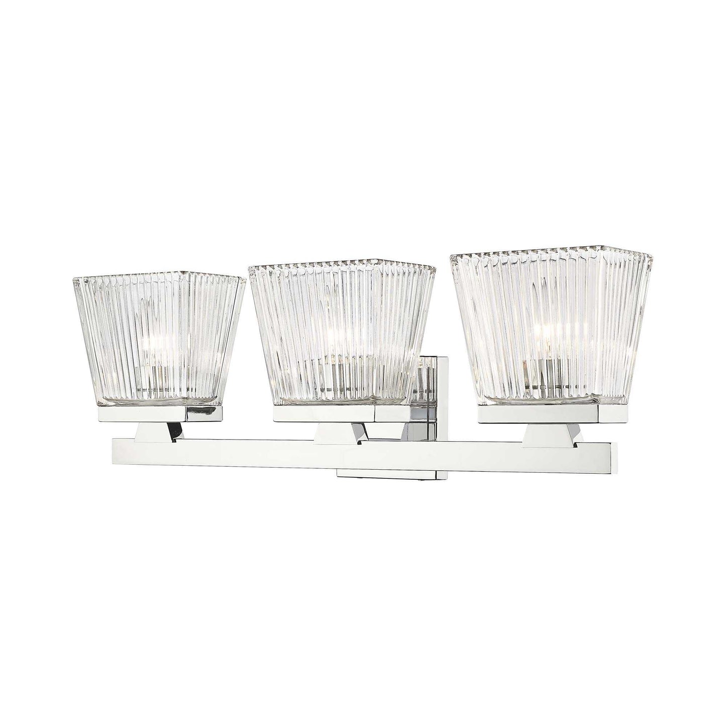 Astor Bath Vanity Light in Chrome (3-Light/Clear).