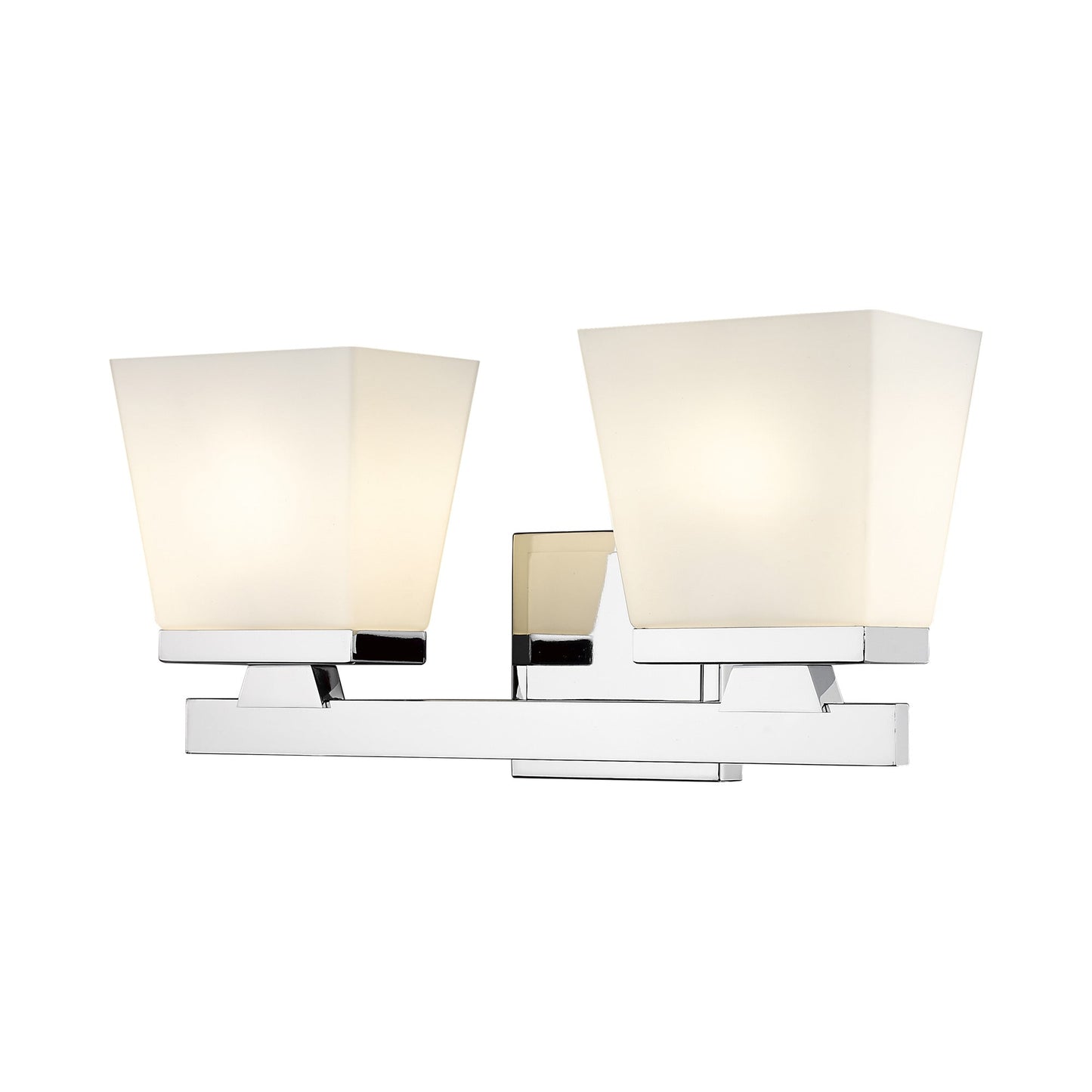 Astor Bath Vanity Light in Chrome (2-Light/Etched Opal).