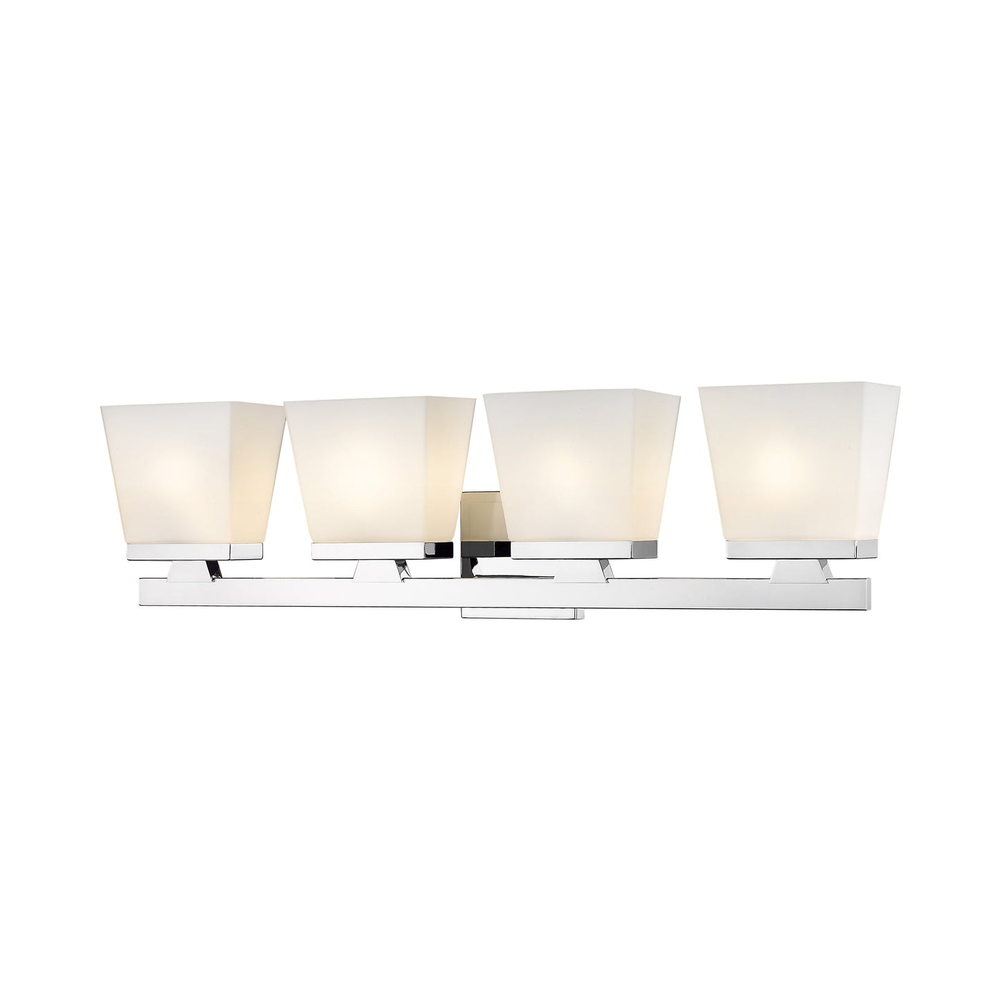 Astor Bath Vanity Light in Chrome (4-Light/Etched Opal).