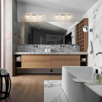 Astor Bath Vanity Light in bathroom.