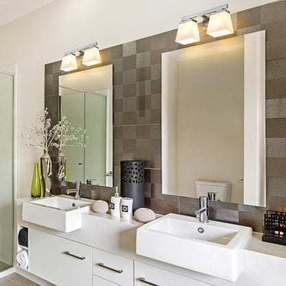 Astor Bath Vanity Light in bathroom.