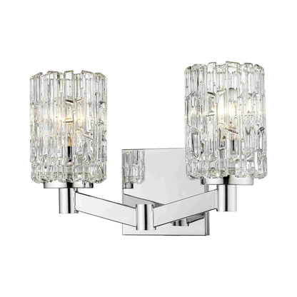 Aubrey Bath Vanity Light in Chrome (2-Light).