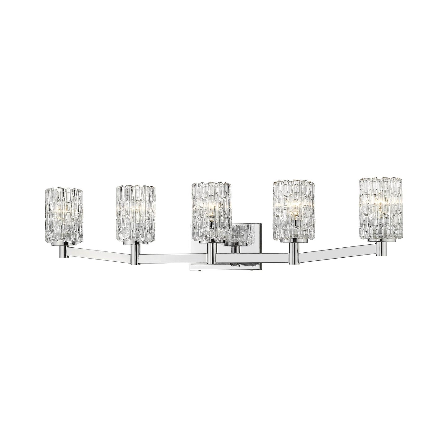 Aubrey Bath Vanity Light in Chrome (5-Light).